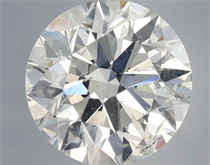 Picture of Natural Diamond 0.89 Carats, Round with Excellent Cut, F Color, SI2 Clarity and Certified by HRD
