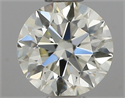 Diamante Natural 0.52 quilates, Redondo , Color J, claridad VVS1 y certificado IGI