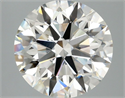 Del inventario de diamantes de laboratorio, 3.84 quilates, Redondo , Color H, claridad VVS2 y certificado IGI