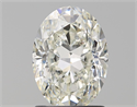 Natural Diamond 1.51 Carats, Oval with  Cut, J Color, VS2 Clarity and Certified by GIA
