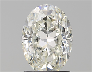 Picture of Natural Diamond 1.51 Carats, Oval with  Cut, J Color, VS2 Clarity and Certified by GIA