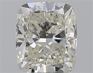 Foto Diamante Natural 1.71 quilates, Del cojín , Color K, claridad SI2 y certificado GIA de