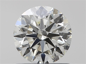 Foto Diamante Natural 0.75 quilates, Redondo , Color M, claridad VVS2 y certificado GIA de