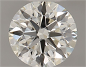 Natural Diamond 0.45 Carats, Round with Excellent Cut, J Color, VS1 Clarity and Certified by GIA
