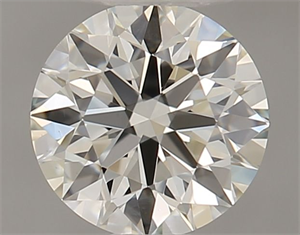 Picture of Natural Diamond 0.45 Carats, Round with Excellent Cut, J Color, VS1 Clarity and Certified by GIA