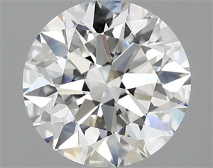 Picture of Lab Grown Diamond 2.00 Carats, Round with Ideal Cut, D Color, VVS2 Clarity and Certified by IGI
