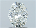 Diamante Natural 0.90 quilates, Ovalado , Color G, claridad VS2 y certificado GIA
