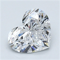 Natural Diamond 1.70 Carats, Heart with  Cut, D Color, VS1 Clarity and Certified by GIA