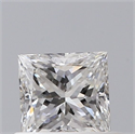 Diamante Natural 0.44 quilates, Princesa , Color D, claridad VS2 y certificado GIA