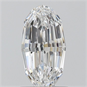 Natural Diamond 1.01 Carats, Oval with  Cut, E Color, SI1 Clarity and Certified by GIA