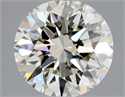 Natural Diamond 0.80 Carats, Round with Excellent Cut, K Color, SI1 Clarity and Certified by GIA