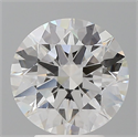 Lab Grown Diamond 3.58 Carats, Round with Ideal Cut, E Color, VVS2 Clarity and Certified by IGI