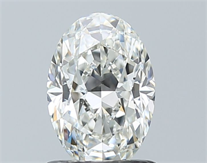 Picture of Natural Diamond 1.00 Carats, Oval with  Cut, H Color, VVS2 Clarity and Certified by GIA