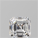 Diamante Natural 0.91 quilates, Asscher , Color D, claridad VS2 y certificado GIA