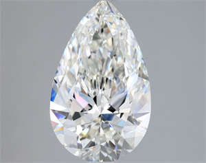 Picture of Natural Diamond 2.02 Carats, Pear with  Cut, G Color, VVS2 Clarity and Certified by GIA