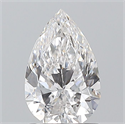 Natural Diamond 1.01 Carats, Pear with  Cut, E Color, VVS1 Clarity and Certified by GIA