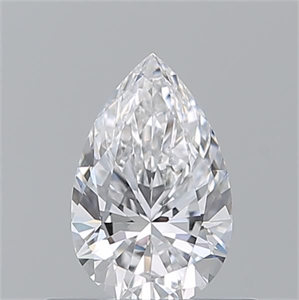 Picture of Natural Diamond 0.50 Carats, Pear with  Cut, D Color, VS2 Clarity and Certified by GIA