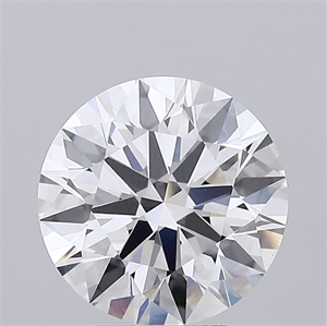 Picture of Lab Grown Diamond 3.55 Carats, Round with Excellent Cut, F Color, VS1 Clarity and Certified by GIA