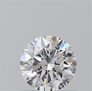 Foto Diamante Natural 0.54 quilates, Redondo , Color F, claridad SI2 y certificado GIA de