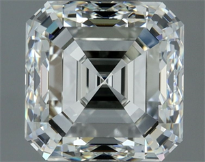Foto Diamante Natural 2.02 quilates, Asscher , Color H, claridad VVS1 y certificado IGI de