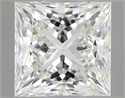 Natural Diamond 0.71 Carats, Princess with  Cut, J Color, VS2 Clarity and Certified by GIA