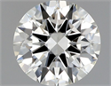 Diamante Natural 0.50 quilates, Redondo , Color H, claridad VVS2 y certificado GIA