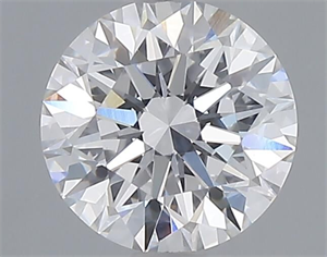 Picture of Lab Grown Diamond 1.08 Carats, Round with Excellent Cut, D Color, VVS2 Clarity and Certified by IGI