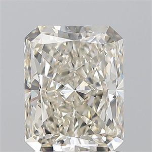 Foto Diamante Natural 1.70 quilates, Radiante , Color J, claridad SI1 y certificado GIA de