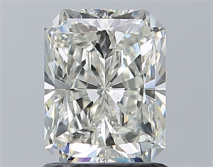 Picture of Natural Diamond 1.30 Carats, Radiant with  Cut, J Color, VS1 Clarity and Certified by GIA