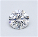 Natural Diamond 0.70 Carats, Round with Excellent Cut, E Color, I1 Clarity and Certified by GIA