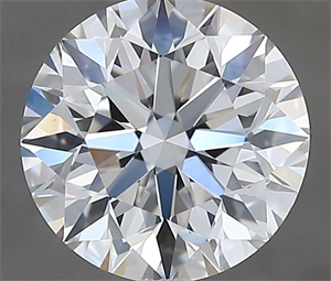 Foto Diamante Natural 2.20 quilates, Redondo , Color F, claridad VS1 y certificado GIA de