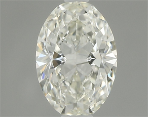 Picture of Natural Diamond 0.51 Carats, Oval with  Cut, J Color, IF Clarity and Certified by IGI