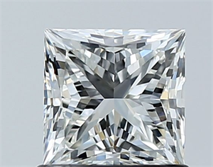 Picture of Natural Diamond 1.01 Carats, Princess with  Cut, H Color, VS1 Clarity and Certified by GIA