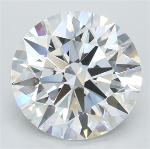 Picture of Lab Grown Diamond 4.54 Carats, Round with Excellent Cut, D Color, VVS2 Clarity and Certified by GIA