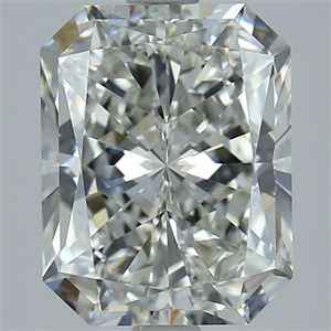 Picture of Natural Diamond 4.04 Carats, Radiant with  Cut, I Color, VVS2 Clarity and Certified by GIA