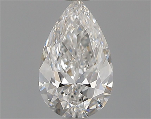 Foto Diamante Natural 0.33 quilates, De pera , Color F, claridad VS1 y certificado GIA de