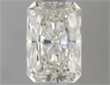 Natural Diamond 0.70 Carats, Radiant with  Cut, J Color, SI1 Clarity and Certified by GIA