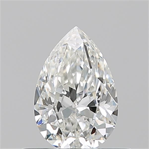 Picture of Natural Diamond 0.50 Carats, Pear with  Cut, H Color, VS2 Clarity and Certified by GIA