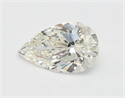 Natural Diamond 0.52 Carats, Pear with  Cut, J Color, VVS1 Clarity and Certified by GIA