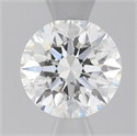 Natural Diamond 0.73 Carats, Round with Very Good Cut, J Color, VS2 Clarity and Certified by GIA