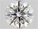 Natural Diamond 1.70 Carats, Round with Excellent Cut, F Color, VVS1 Clarity and Certified by GIA