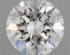 Foto Diamante Natural 0.40 quilates, Redondo , Color F, claridad SI1 y certificado GIA de