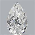 Natural Diamond 0.76 Carats, Pear with  Cut, F Color, VS2 Clarity and Certified by GIA
