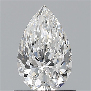 Picture of Natural Diamond 0.76 Carats, Pear with  Cut, F Color, VS2 Clarity and Certified by GIA