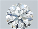 Natural Diamond 1.00 Carats, Round with Excellent Cut, H Color, SI1 Clarity and Certified by GIA