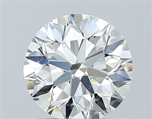 Picture of Natural Diamond 1.00 Carats, Round with Excellent Cut, H Color, SI1 Clarity and Certified by GIA
