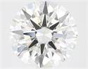 Del inventario de diamantes de laboratorio, 3.07 quilates, Redondo , Color G, claridad VVS2 y certificado IGI