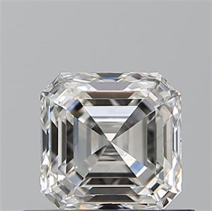 Picture of Natural Diamond 0.70 Carats, Asscher with  Cut, H Color, VVS1 Clarity and Certified by GIA