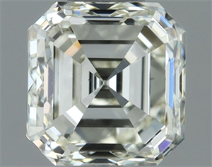 Picture of Natural Diamond 1.02 Carats, Asscher with  Cut, K Color, VS1 Clarity and Certified by IGI