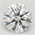 Del inventario de diamantes de laboratorio, 2.73 quilates, Redondo , Color D, claridad VVS1 y certificado GIA
